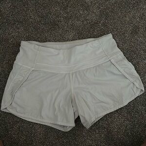 Lulu Lemon White Athletic Shorts